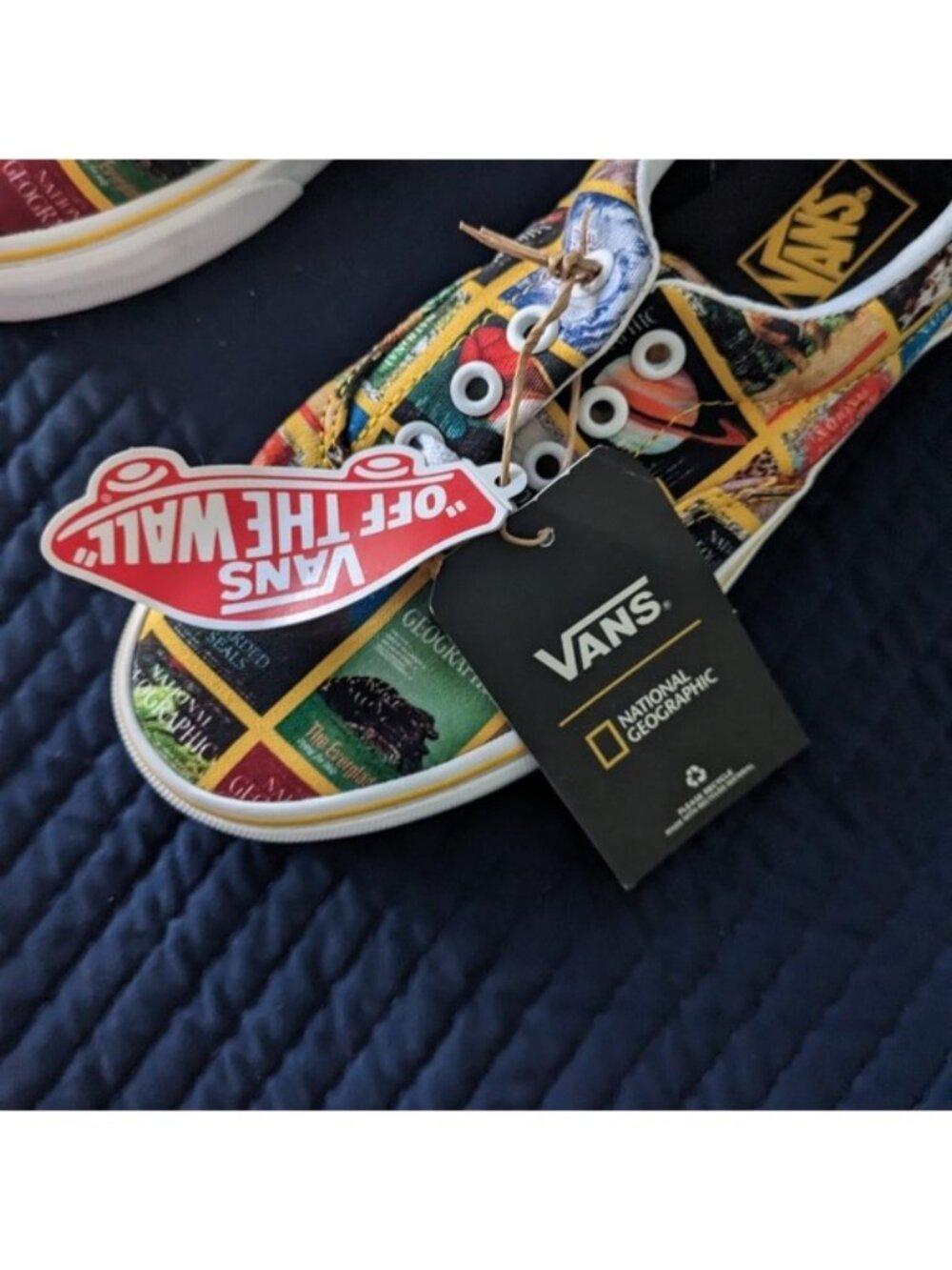 Vans X National Geographic Era Women 5 Multicolor Canvas Low Top 062026 - Picture 3 of 9